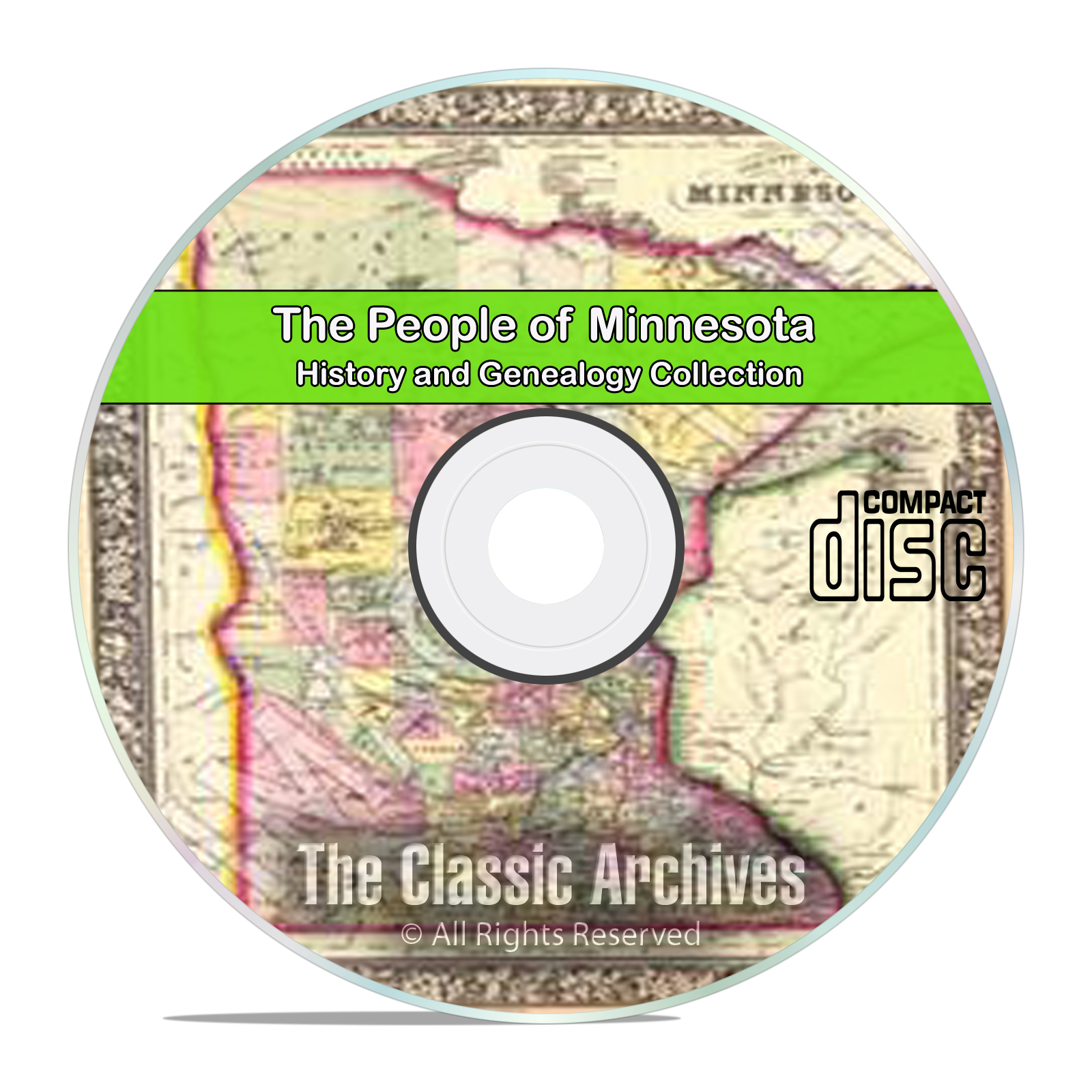 Minnesota MN, People, Cities, Towns, History and Genealogy 7 Books CD - Click Image to Close